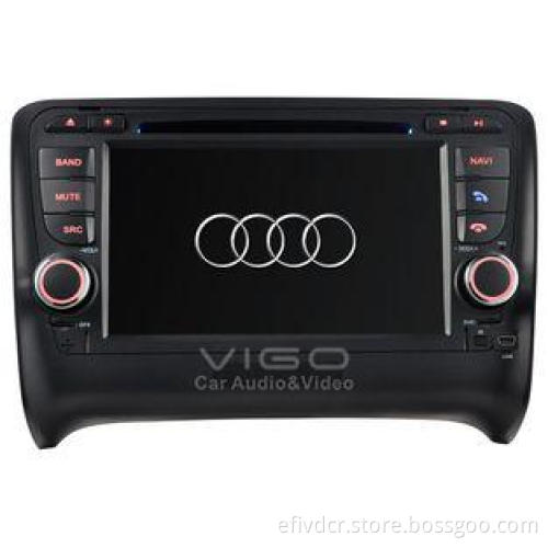 800 * 480 Pixels Audi TT Sat Nav DVD with Virtual 6 disc Me